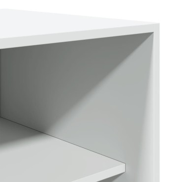 vidaXL Ντουλάπα Λευκή 50x50x200cm από Επεξ. Ξύλο 1 τεμ.