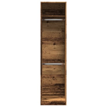 vidaXL Ντουλάπα Όψη Παλαιού Ξύλου 50x50x200cm από Επεξεργασμένο Ξύλο 1 τεμ.