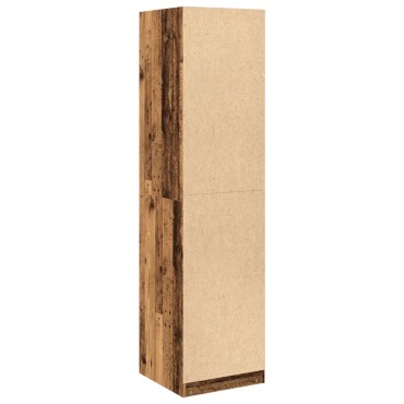 vidaXL Ντουλάπα Όψη Παλαιού Ξύλου 50x50x200cm από Επεξεργασμένο Ξύλο 1 τεμ.