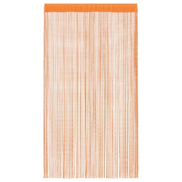 vidaXL Κουρτίνες με Κρόσσια 2 τεμ. Πορτοκαλί 140x250cm