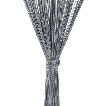 vidaXL Κουρτίνες με Κορδόνι 2 τεμ. Ανθρακί 140x250cm