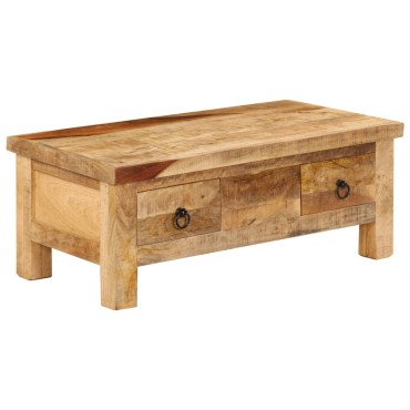 vidaXL Τραπεζάκι Σαλονιού 90x45x35cm από Μασίφ Ξύλο Μάνγκο 1 τεμ.