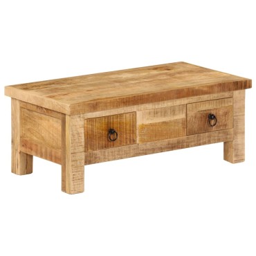 vidaXL Τραπεζάκι Σαλονιού 90x45x35cm από Μασίφ Ξύλο Μάνγκο 1 τεμ.