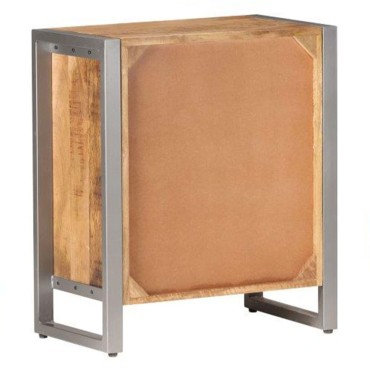 vidaXL Συρταριέρα 60x35x70cm από Ακατέργαστο Ξύλο Μάνγκο 1 τεμ.