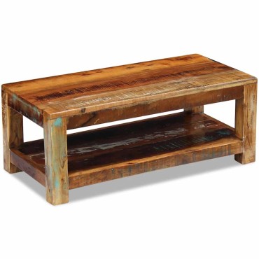 vidaXL Τραπεζάκι Σαλονιού 90x45x35cm Ανακυκλωμένο Ξύλο 1 τεμ.