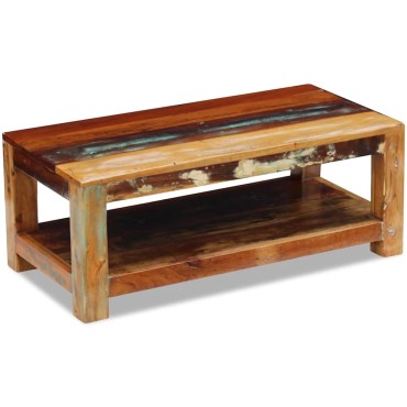 vidaXL Τραπεζάκι Σαλονιού 90x45x35cm Ανακυκλωμένο Ξύλο 1 τεμ.