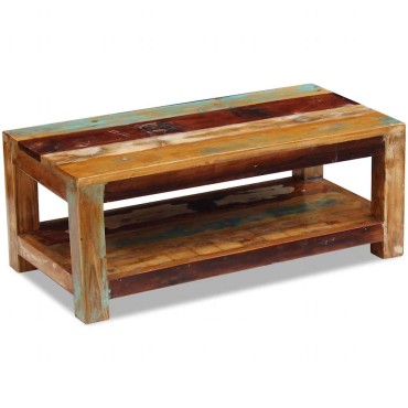 vidaXL Τραπεζάκι Σαλονιού 90x45x35cm Ανακυκλωμένο Ξύλο 1 τεμ.