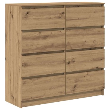 vidaXL Ντουλάπι Δρυς τεχνίτης 100x35x99cm από Επεξεργασμένο Ξύλο 1 τεμ.