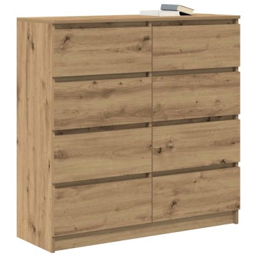 vidaXL Ντουλάπι Δρυς τεχνίτης 100x35x99cm από Επεξεργασμένο Ξύλο 1 τεμ.