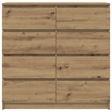 vidaXL Ντουλάπι Δρυς τεχνίτης 100x35x99cm από Επεξεργασμένο Ξύλο 1 τεμ.