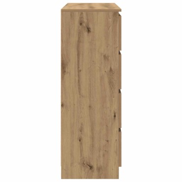 vidaXL Ντουλάπι Δρυς τεχνίτης 100x35x99cm από Επεξεργασμένο Ξύλο 1 τεμ.