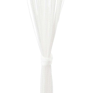 vidaXL Κουρτίνες με Κρόσσια 2 τεμ. Λευκές 100x250cm