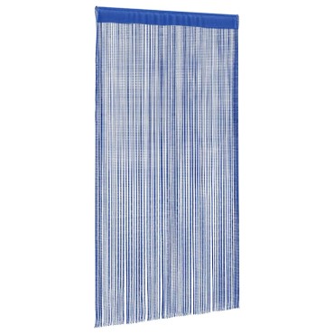 vidaXL Κουρτίνες με Κρόσσια 2 τεμ. Μπλε 100x250cm