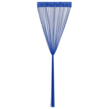 vidaXL Κουρτίνες με Κρόσσια 2 τεμ. Μπλε 100x250cm