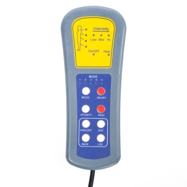 vidaXL Πολυθρόνα Μασάζ Ανακλινόμενη Καφέ από Συνθετικό Δέρμα