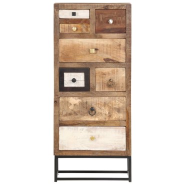 vidaXL Συρταριέρα 45x30x105cm από Μασίφ Ανακυκλωμένο Ξύλο 1 τεμ.