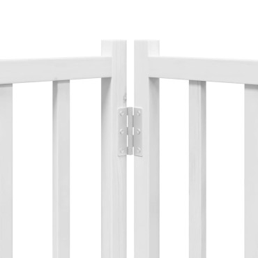 vidaXL Διαχωριστικό Σκύλων/Πόρτα Πτυσσόμενο 10 Πάνελ 800εκ Ξύλο Λεύκας