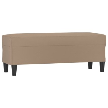 vidaXL Πάγκος Καπουτσίνο 100x35x41cm από Συνθετικό Δέρμα 1 τεμ.