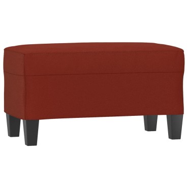 vidaXL Πάγκος Μπορντό 70x35x41cm Υφασμάτινος 1 τεμ.