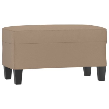 vidaXL Πάγκος Καπουτσίνο 70x35x41cm από Συνθετικό Δέρμα 1 τεμ.
