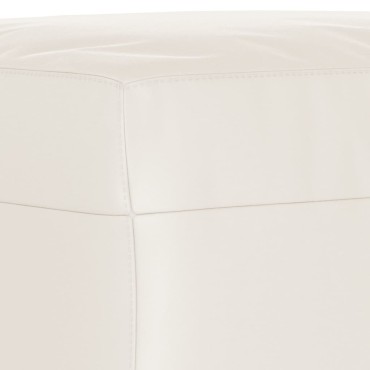 vidaXL Πάγκος Μπεζ 70x35x41cm από Ύφασμα Μικροϊνών 1 τεμ.