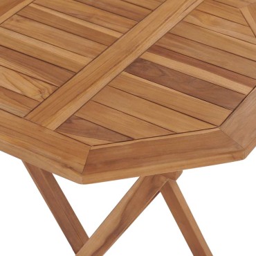 vidaXL Σετ Τραπεζαρίας Κήπου 3 τεμ. από Μασίφ Ξύλο Teak 60x60x75cm
