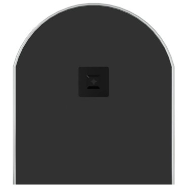 vidaXL Καθρέφτης Τοίχου Οβάλ Ασημί 80 x 35 εκ.