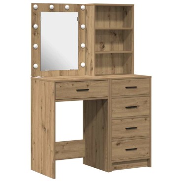 vidaXL Τραπέζι περιποίησης 2 τεμ. Καφέ 50x41x135 εκ