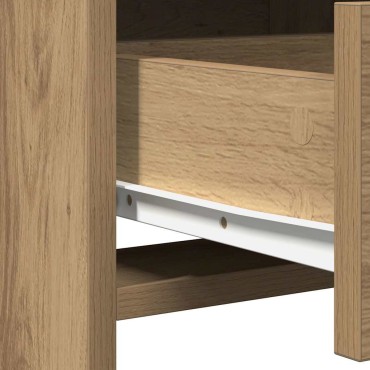 vidaXL Τραπέζι περιποίησης 2 τεμ. Καφέ 50x41x135 εκ