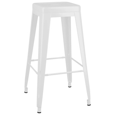 vidaXL Σετ Επίπλων Μπαρ 7 τεμ. Μαύρο / Λευκό 120x60x105cm