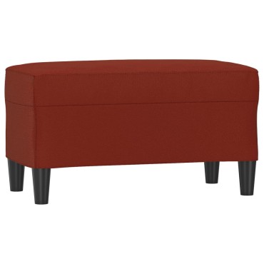 vidaXL Πάγκος Μπορντό 70x35x41cm Υφασμάτινος 1 τεμ.