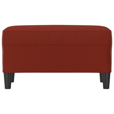 vidaXL Πάγκος Μπορντό 70x35x41cm Υφασμάτινος 1 τεμ.