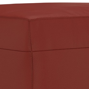 vidaXL Πάγκος Μπορντό 70x35x41cm Υφασμάτινος 1 τεμ.