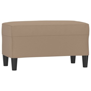 vidaXL Πάγκος Καπουτσίνο 70x35x41cm από Συνθετικό Δέρμα 1 τεμ.