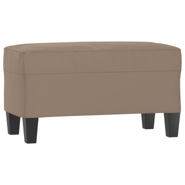 vidaXL Πάγκος Taupe 70x35x41cm από Ύφασμα Μικροϊνών 1 τεμ.