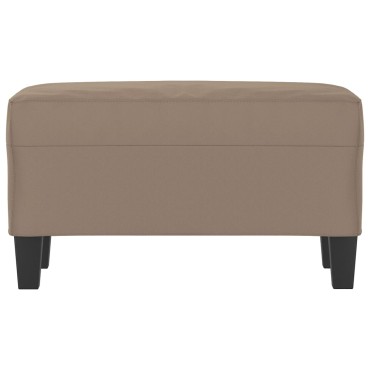 vidaXL Πάγκος Taupe 70x35x41cm από Ύφασμα Μικροϊνών 1 τεμ.