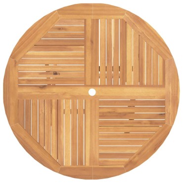 vidaXL Τραπέζι Κήπου Πτυσσόμενο 110x75cm Μασίφ Ξύλο Teak 1 τεμ.