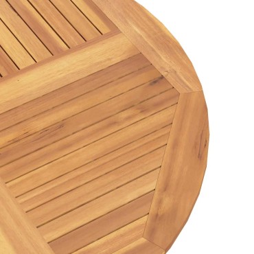 vidaXL Τραπέζι Κήπου Πτυσσόμενο 110x75cm Μασίφ Ξύλο Teak 1 τεμ.