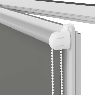 vidaXL Ρολέρ Μπλακάουτ γκρί 90x230 cm Πλάτος υφάσματος 85,7 cm