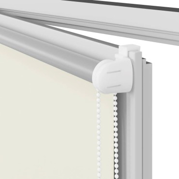 vidaXL Ρολέρ Μπλακάουτ Υπόλευκη 85x230 εκ. Πλάτος υφάσματος 80,7 εκ.