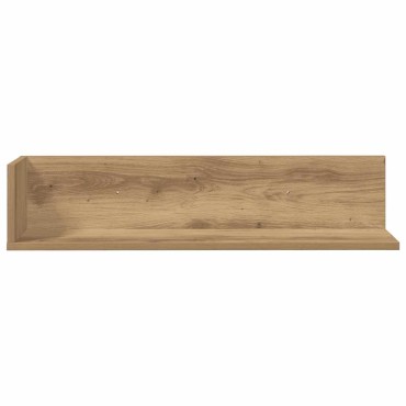 vidaXL Ράφια τοίχου 2 τεμ. Artisan Oak Κατασκευασμένο ξύλο 75x16,5x16,5 cm