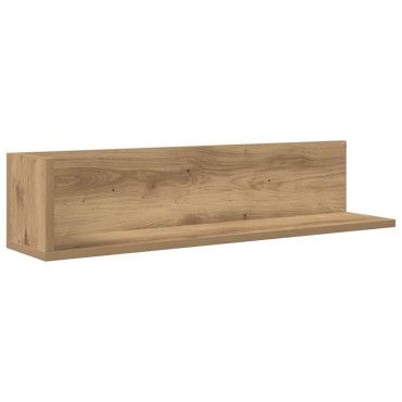 vidaXL Ράφια τοίχου 2 τεμ. Artisan Oak Κατασκευασμένο ξύλο 75x16,5x16,5 cm