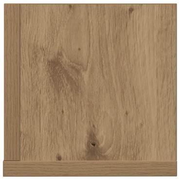 vidaXL Ράφια τοίχου 2 τεμ. Artisan Oak Κατασκευασμένο ξύλο 75x16,5x16,5 cm