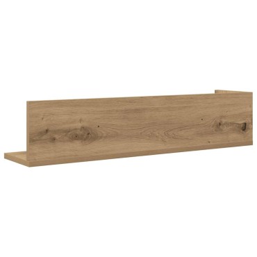vidaXL Ράφια τοίχου 2 τεμ. Artisan Oak Κατασκευασμένο ξύλο 75x16,5x16,5 cm