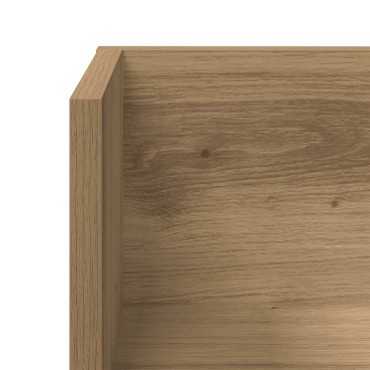 vidaXL Ράφια τοίχου 2 τεμ. Artisan Oak Κατασκευασμένο ξύλο 75x16,5x16,5 cm