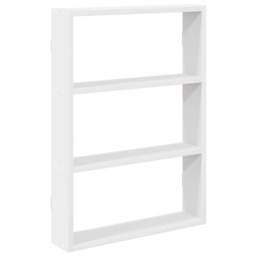 vidaXL Ράφι Τοίχου Λευκό 43x9x60cm από Επεξεργασμένο Ξύλο 1 τεμ.