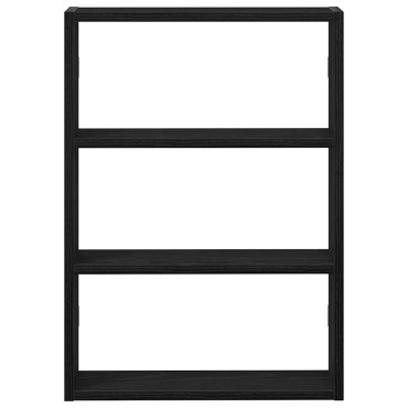 vidaXL Ραφιέρα Τοίχου Μαύρο 43x9x60cm από Επεξεργασμένο Ξύλο 1 τεμ.