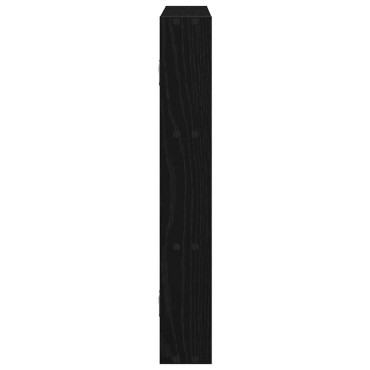 vidaXL Ραφιέρα Τοίχου Μαύρο 43x9x60cm από Επεξεργασμένο Ξύλο 1 τεμ.