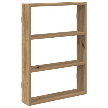 vidaXL Ράφι τοίχου Artisan Oak 43x9x60cm Κατασκευασμένο ξύλο 1 τεμ.