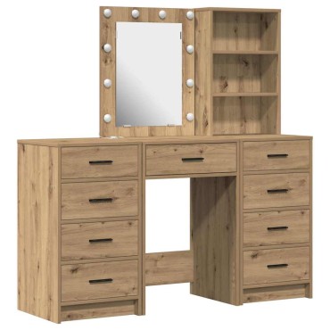 vidaXL Τραπέζι περιποίησης 3 τεμ. Καφέ 40x41x135cm